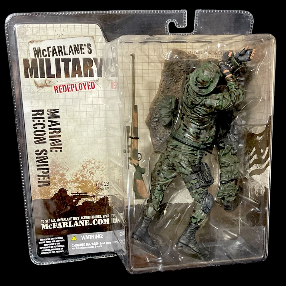 McFarlane's Military MARINE RECON SNIPER Redeployed Figure
